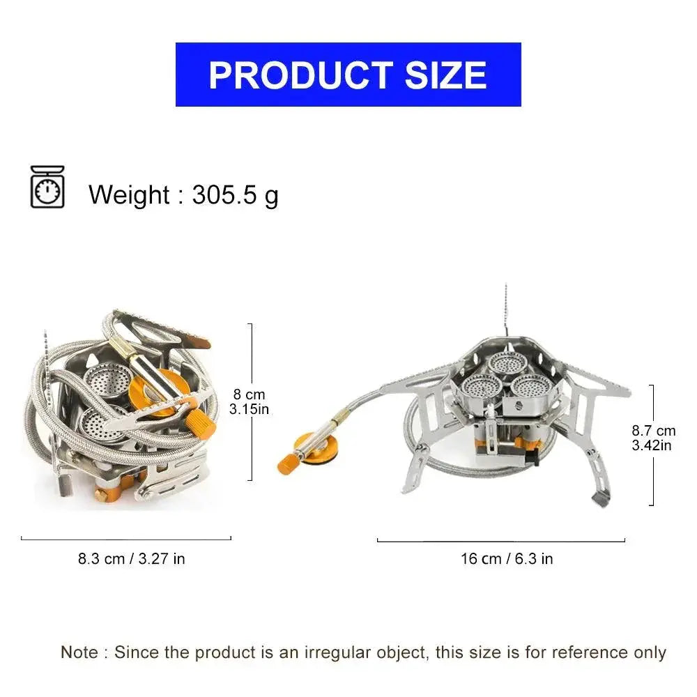 Portable High Power Outdoor Camping Gas Stove For Hiking
