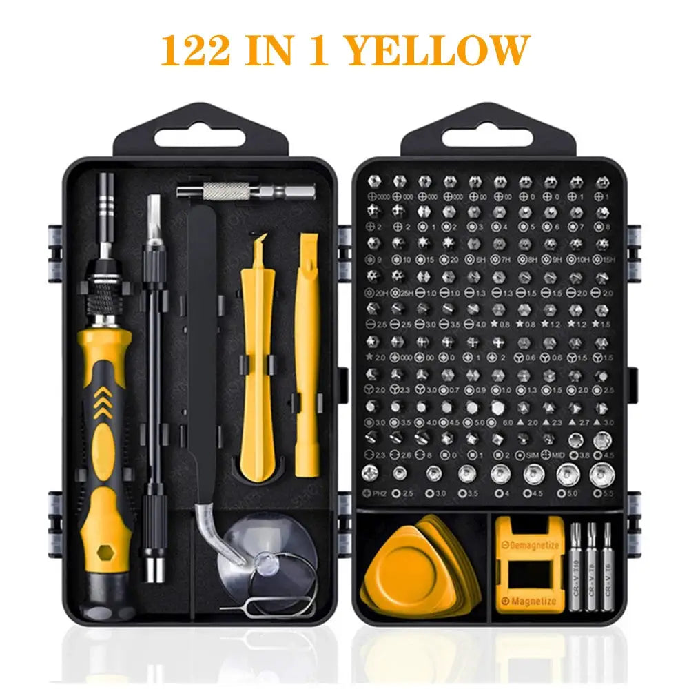 25/115/135/140 in1 Screwdriver Set Magnetic Torx Phillips Screw Bit Kit With Electrical Remover Wrench Repair Phone PC Tools