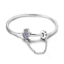 Sterling Silver Bracelet Cm Leaf
