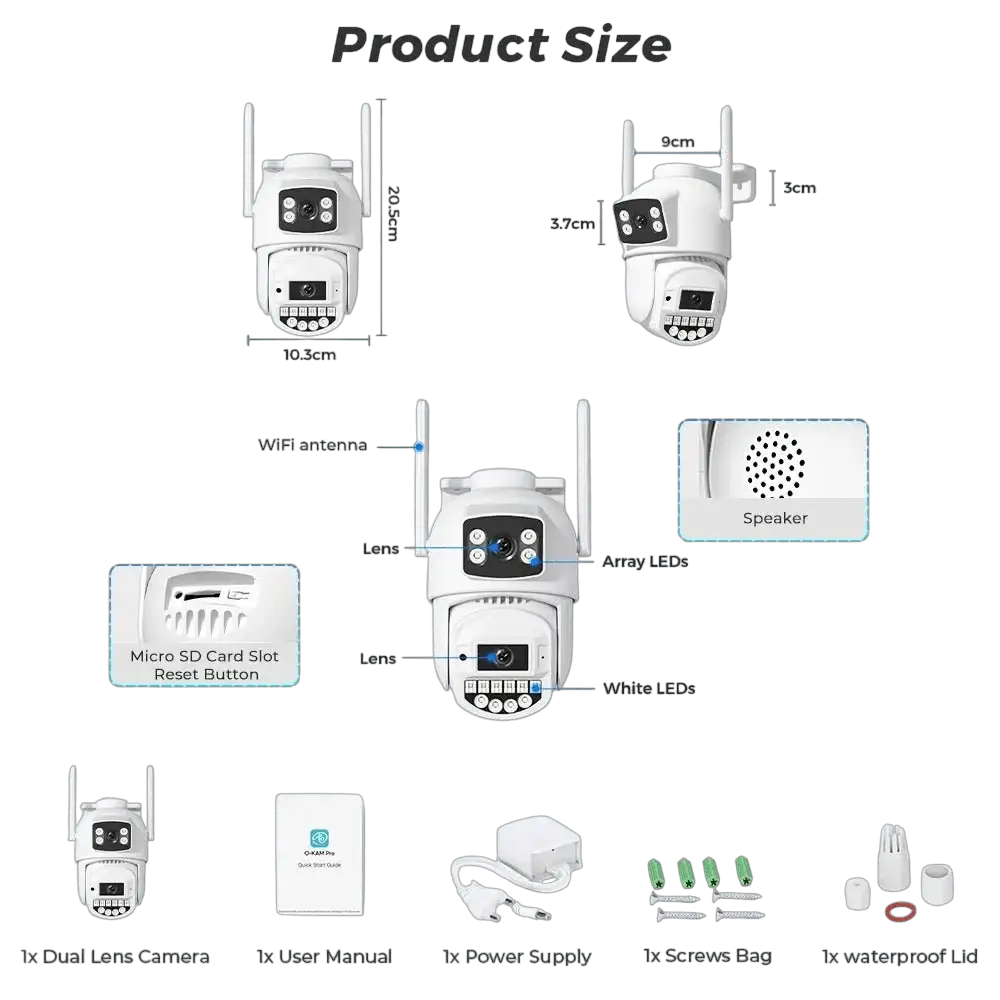 Smart PTZ Camera for Smarter Outdoor Home Security — product view 11