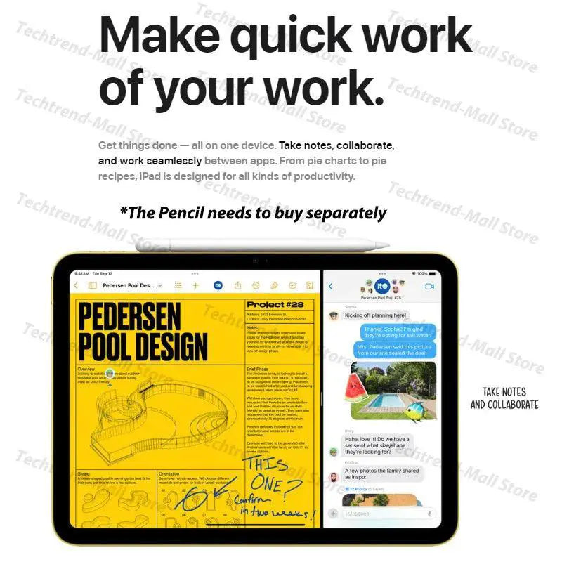 Apple iPad 10th Generation 10.9 Inch Tablet Global Version