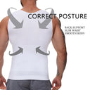 Men's Tummy Control Compression Shirt Slimming Vest Daily Wear