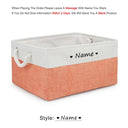 Personalized Pet Toy Storage Box Custom Name Clothes Accessories