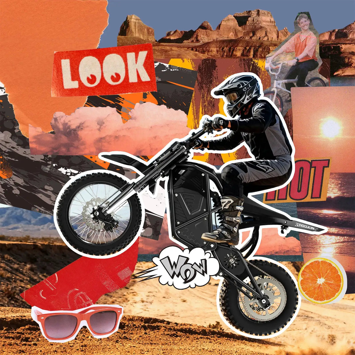 ESKUTE Nova Mini Electric Dirt Bike for Teens Adults, Mid-Drive Motor , Electric Motorcycle 48V23Ah Battery, 53-Mile Range, 38-46mph, Hydraulic Nitrogen Dual Shock Absorbers, UL2272 Certificated