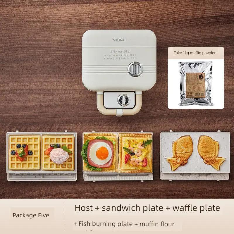 Yidepu Double Plate Sandwich Maker With Timing Light Small