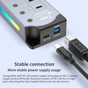 Port Usb C Hub With Switch Control