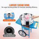 SucceBuy Electric Cotton Candy Machine with Cart Commercial Candy Floss