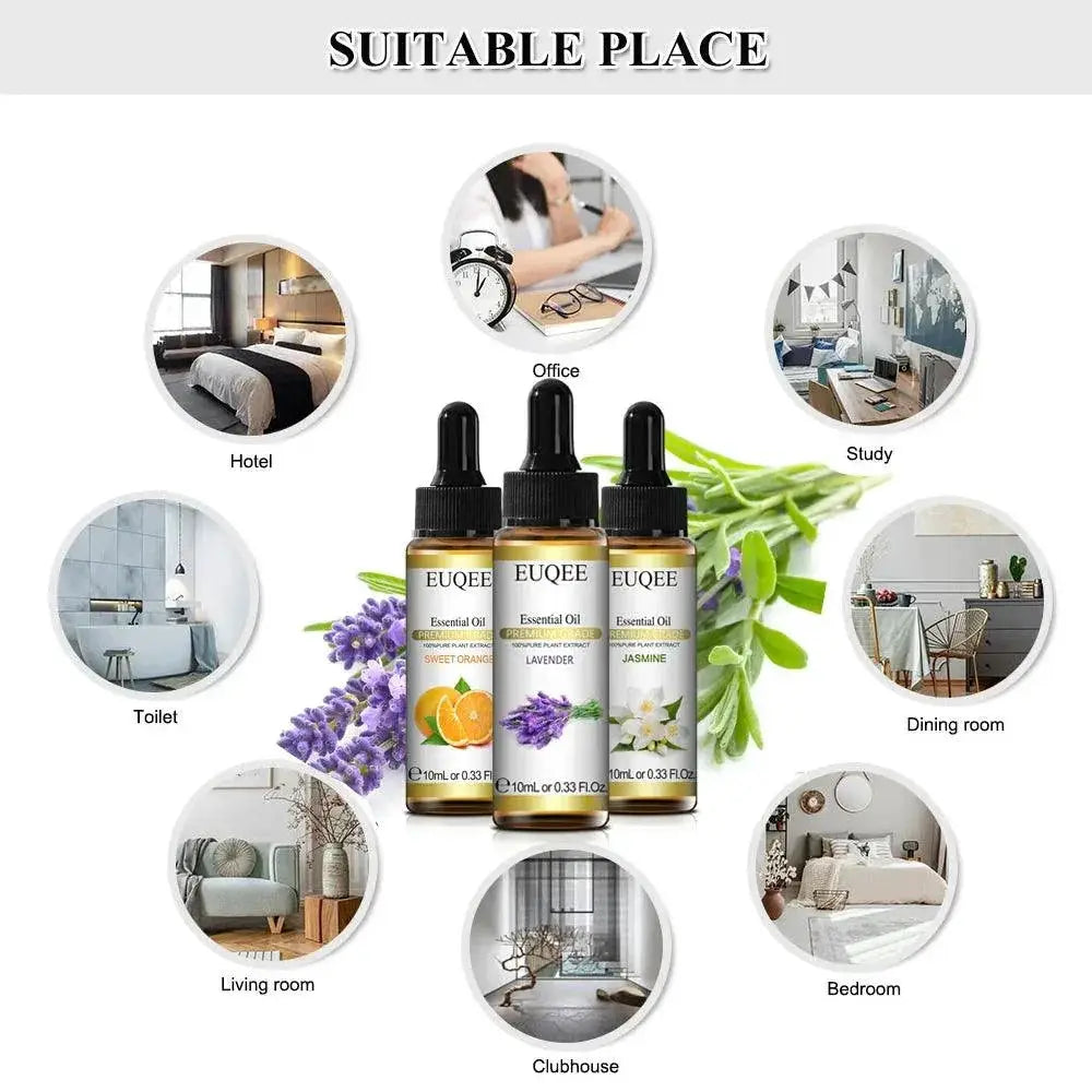 Pure Essential Oil Set Organic Blends for Wellness