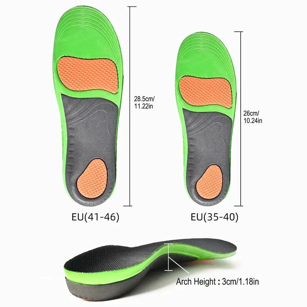 Sports Orthopedic Insoles With Arch Support For Flat Feet