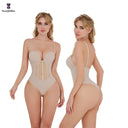Plus Size Strap Bodysuit Corset - Seamless Shapewear