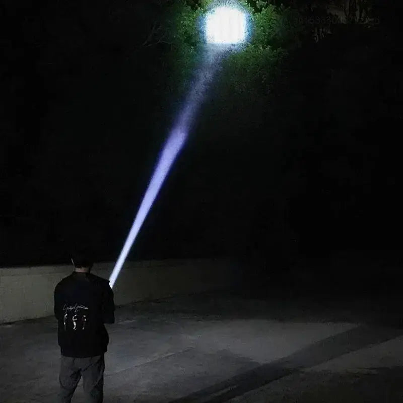 Smiling Shark Outdoor Flashlight Strong Light Mini Lamp