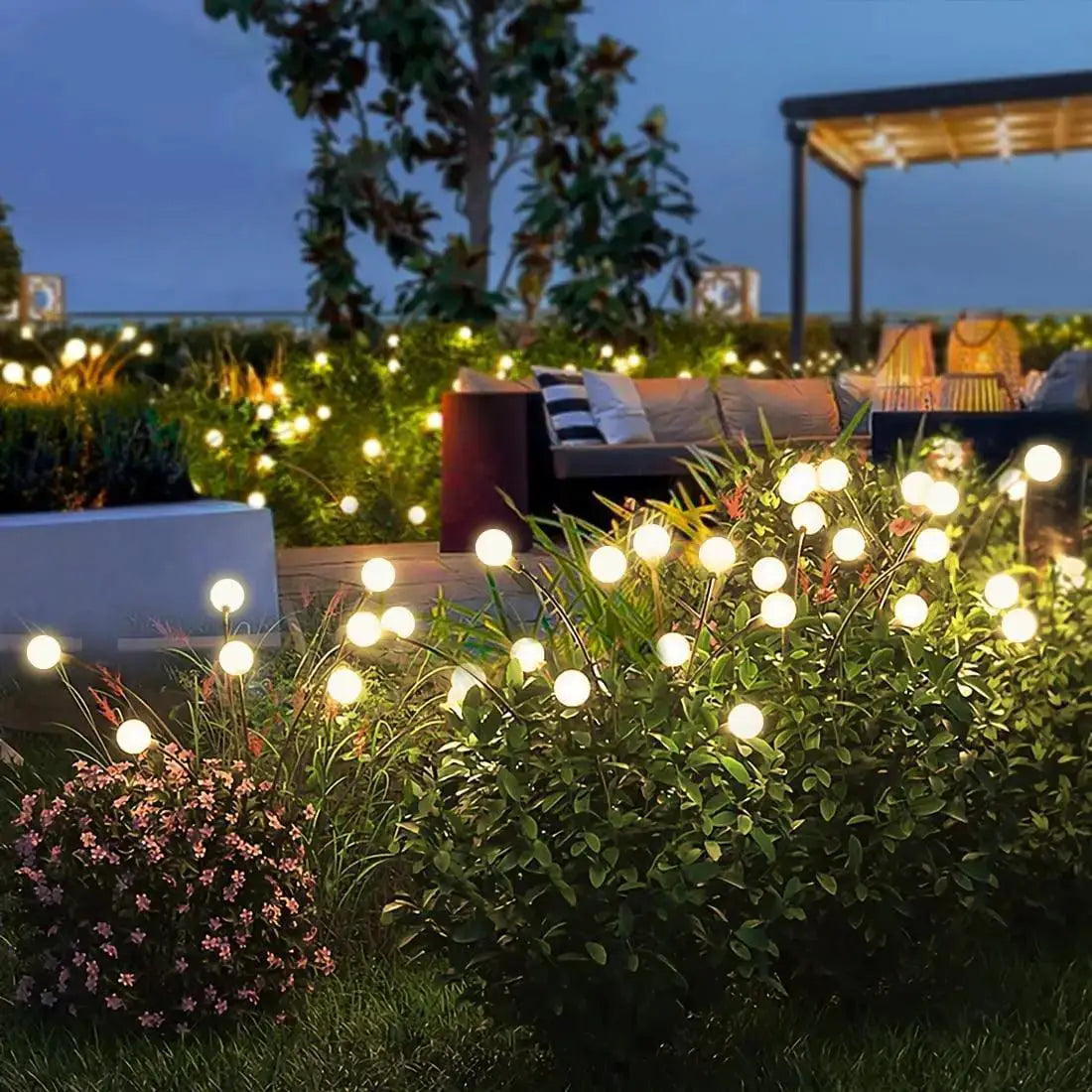 Solar Firefly Garden Lights Enchant Your Outdoor Oasis