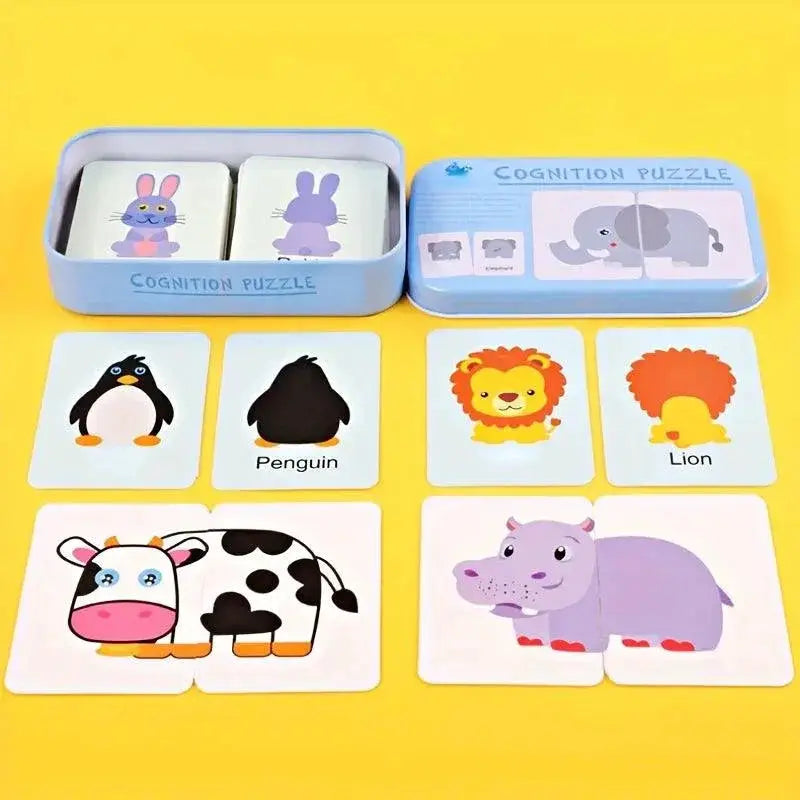 Kids Montessori Puzzle Toys Educational Double Sided Fun Set