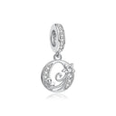 Sterling Silver Charm Star Letters