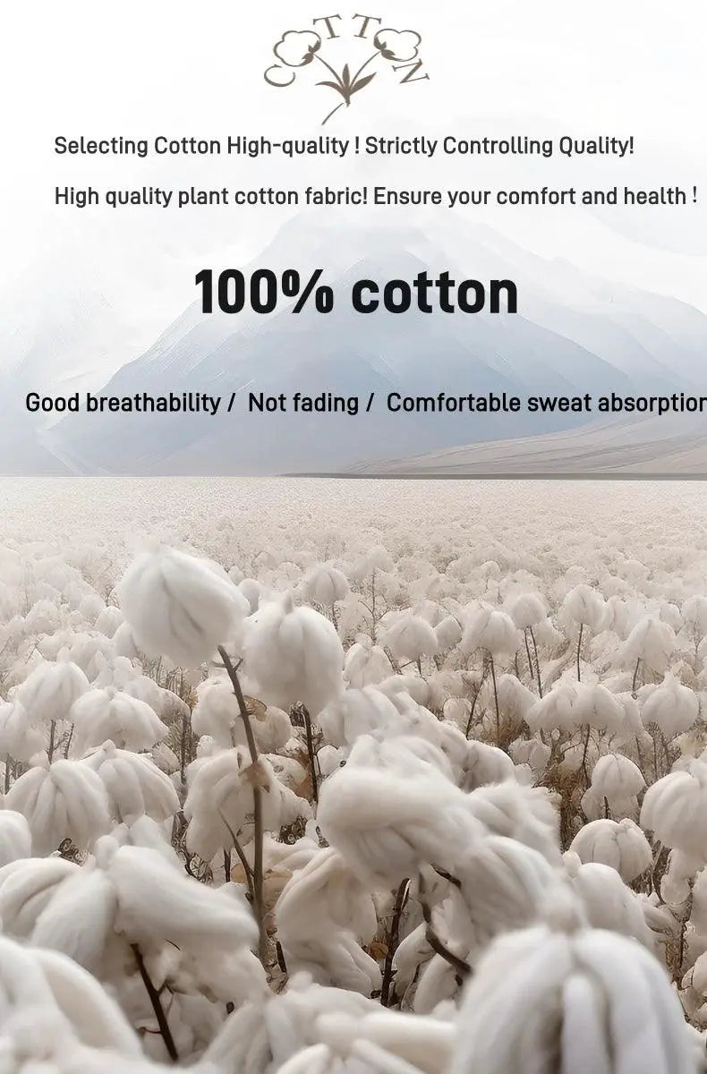 100% Pure Cotton Summer High-End Brand Men's T-Shirt - OurLum.com