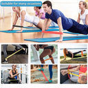 5 Piece Portable Resistance Bands Set For Gym And Yoga