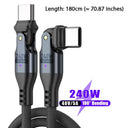 TypeC Cable Bend Fast Charge