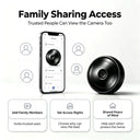 Mini WiFi Camera, HD Small Nanny Cam with Infrared Night Motion OEKME