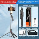 Selfie Stick Tripod - Long Reach Bluetooth Remote
