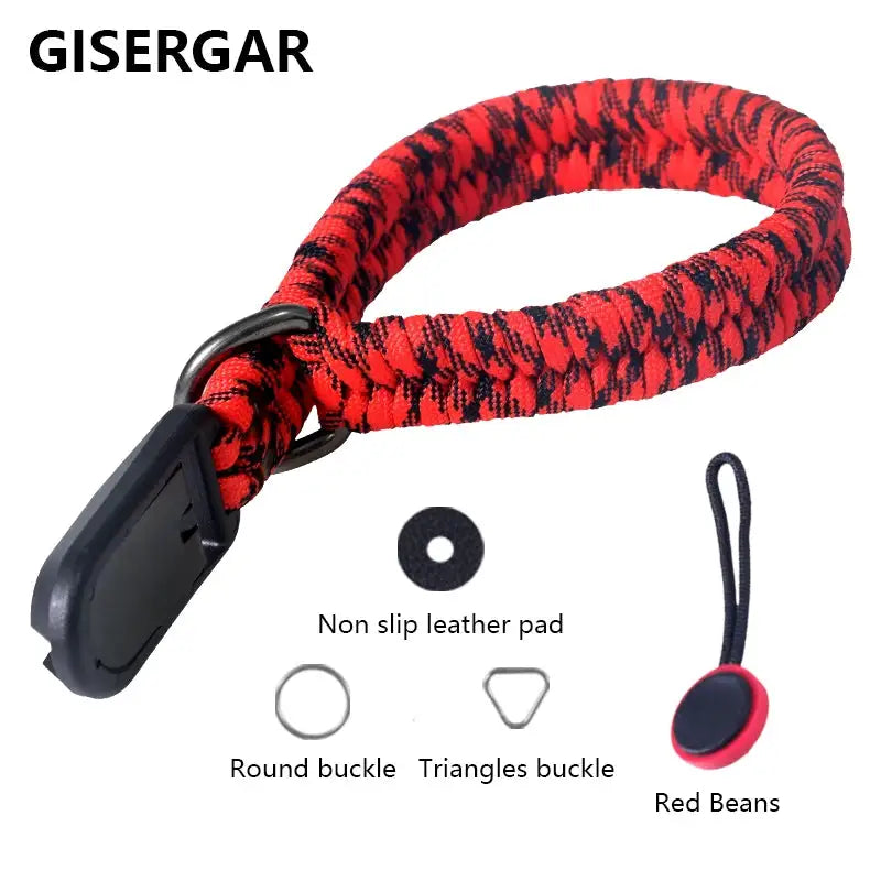 Hand braided camera Wrist strap Adjustable Quick release shoulder strap Nikon Fuji SONY Canon Olympus Pine Lower wrist strap
