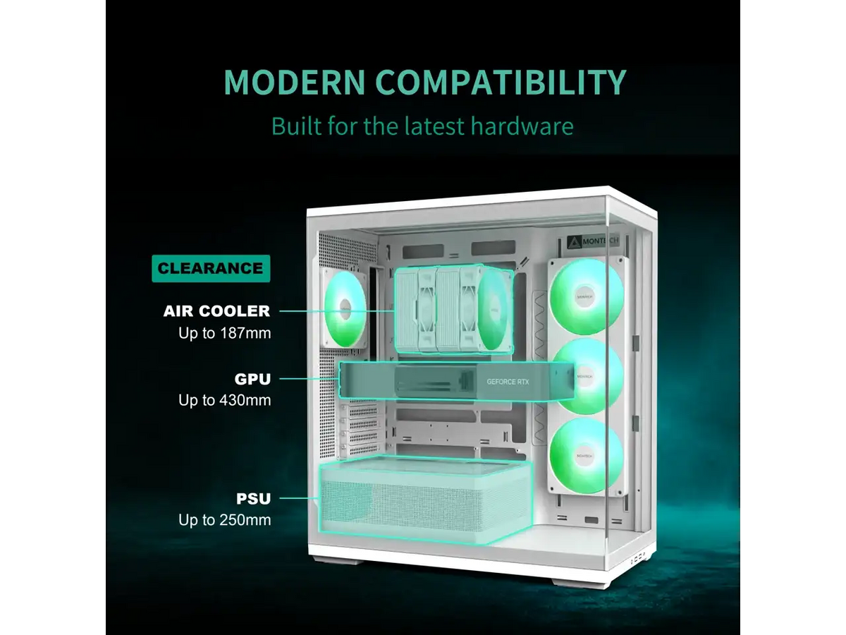 Montech Tg3 Panoramic Computer Case