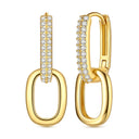 Mula Sterling Silver Golden Earrings
