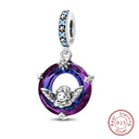 Sterling Silver Blue Crystal Life