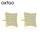 Gold Filled Square Stud Earrings