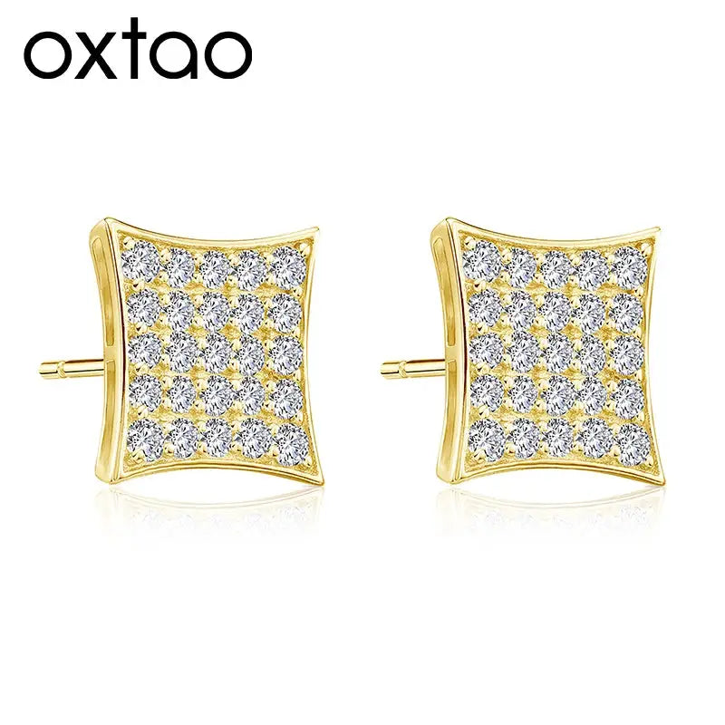 Gold Filled Square Stud Earrings — product image 1