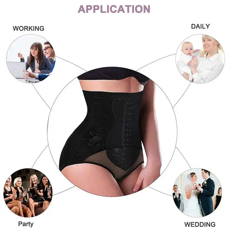 High Waist Tummy Control Shapewear Butt Lifter Body Shaper