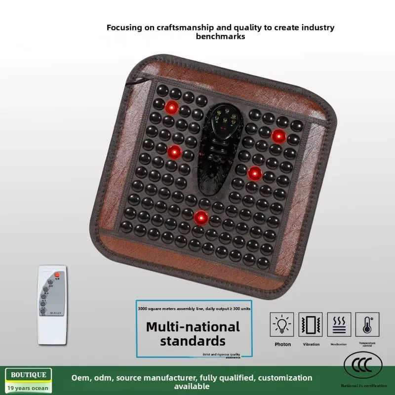 Tourmaline Moxibustion Heated Seat Cushion