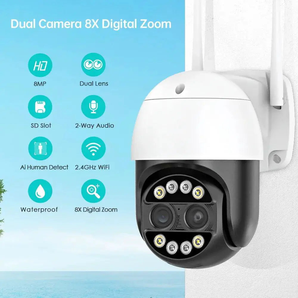 Besder 8MP PTZ IP Camera With Smart Human Detection