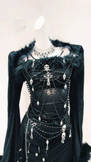 Statement Beaded Dress for Streetwear