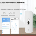 Tuya WiFi Smart Temperature And Humidity Sensor Battery Powered
