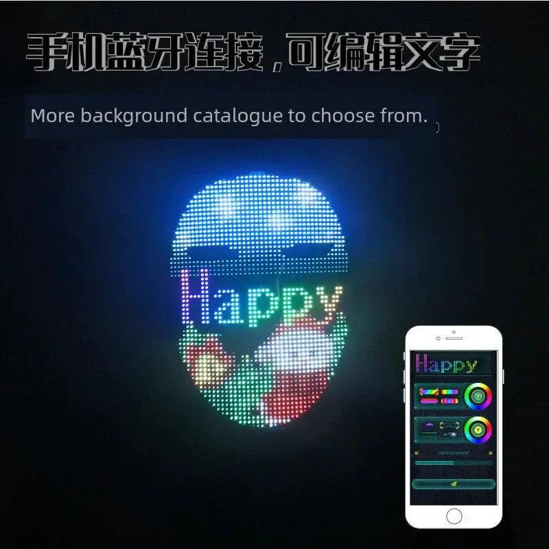 LED Mask for Cosplay Fans Dynamic Faces — product view 13