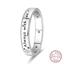 Authentic Sterling Silver Ring Romantic