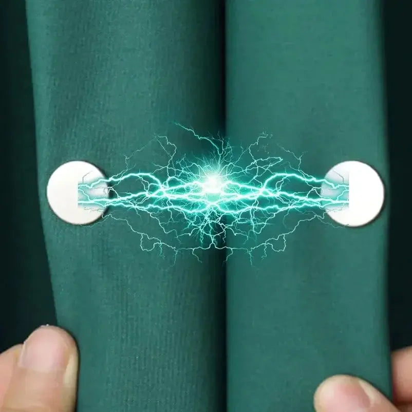 Curtain Magnetic Button Detachable Fastener Clip 4 Pairs