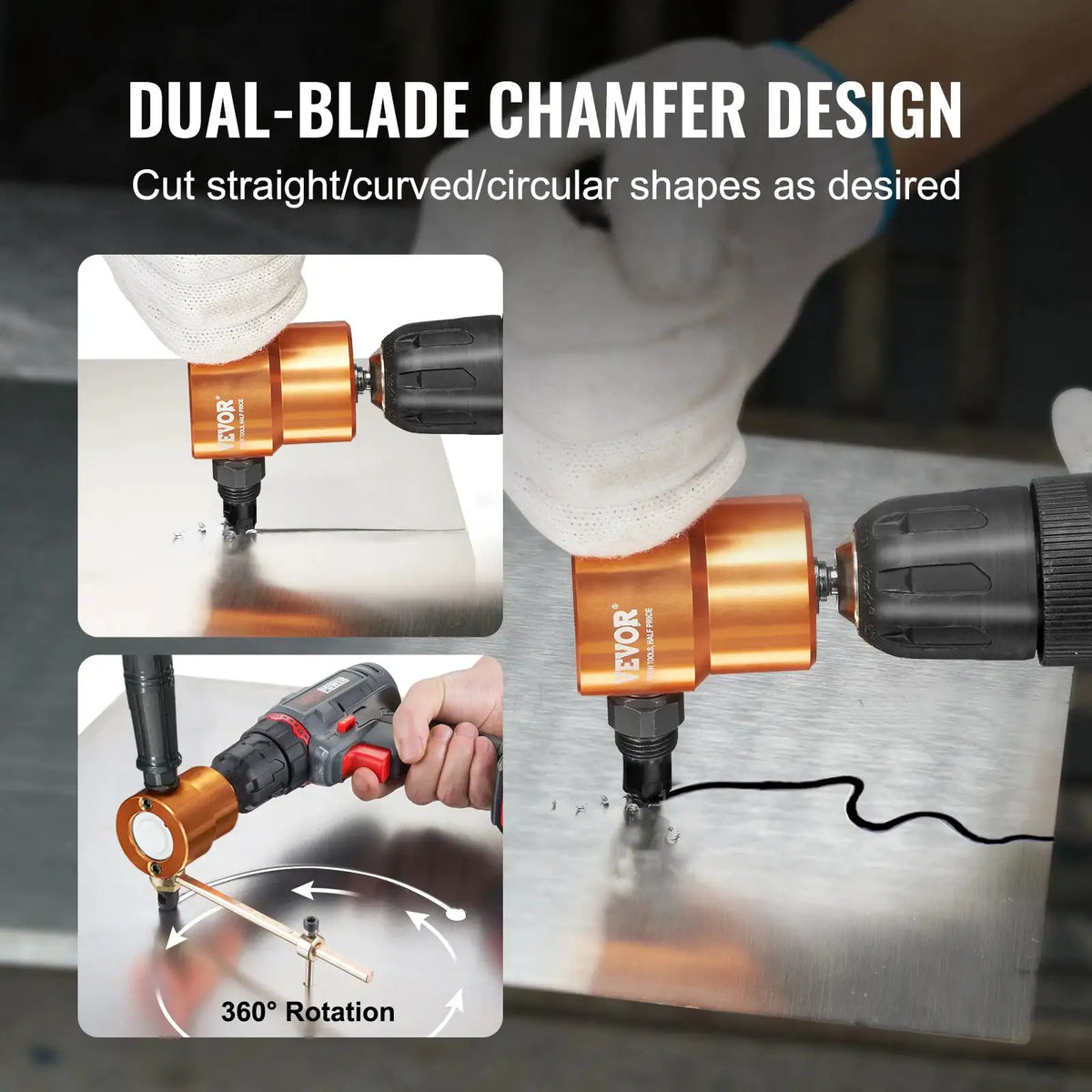 Double Head Sheet Metal Nibbler Tool — product image 4