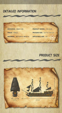 Mould King 13186 Black Pearl Ship Pirate II Building Blocks