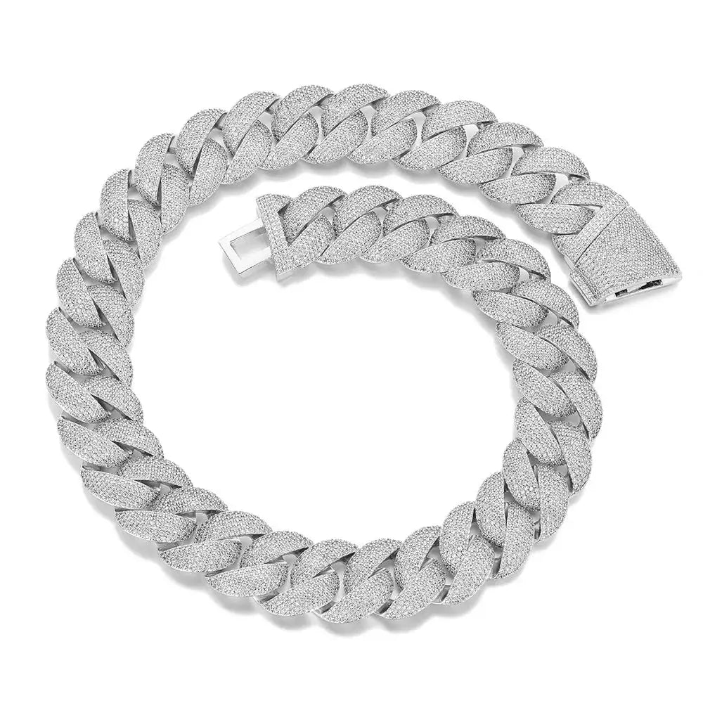 Gold Platinum Bubble Chain Necklace — product image 7