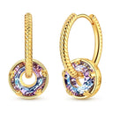 Mula Sterling Silver Golden Earrings