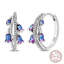Sterling Silver Colorful Butterfly Dragonfly