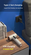 Wireless Hair Dryer: USB Charging Travel