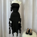 Women Night Out Backless Floral Dress