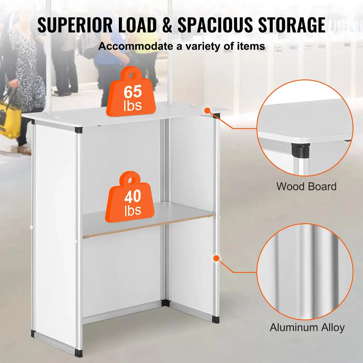 Tradeshow Exhibit Podium Stand — product view 3