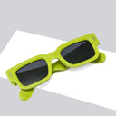 Unisex Retro Square Sunglasses with UV400 Protection Style