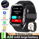 Military Smart Watch - Rugged Outdoor Use GPS