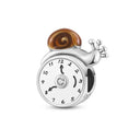 Silver Plated Charm Graduation Campus