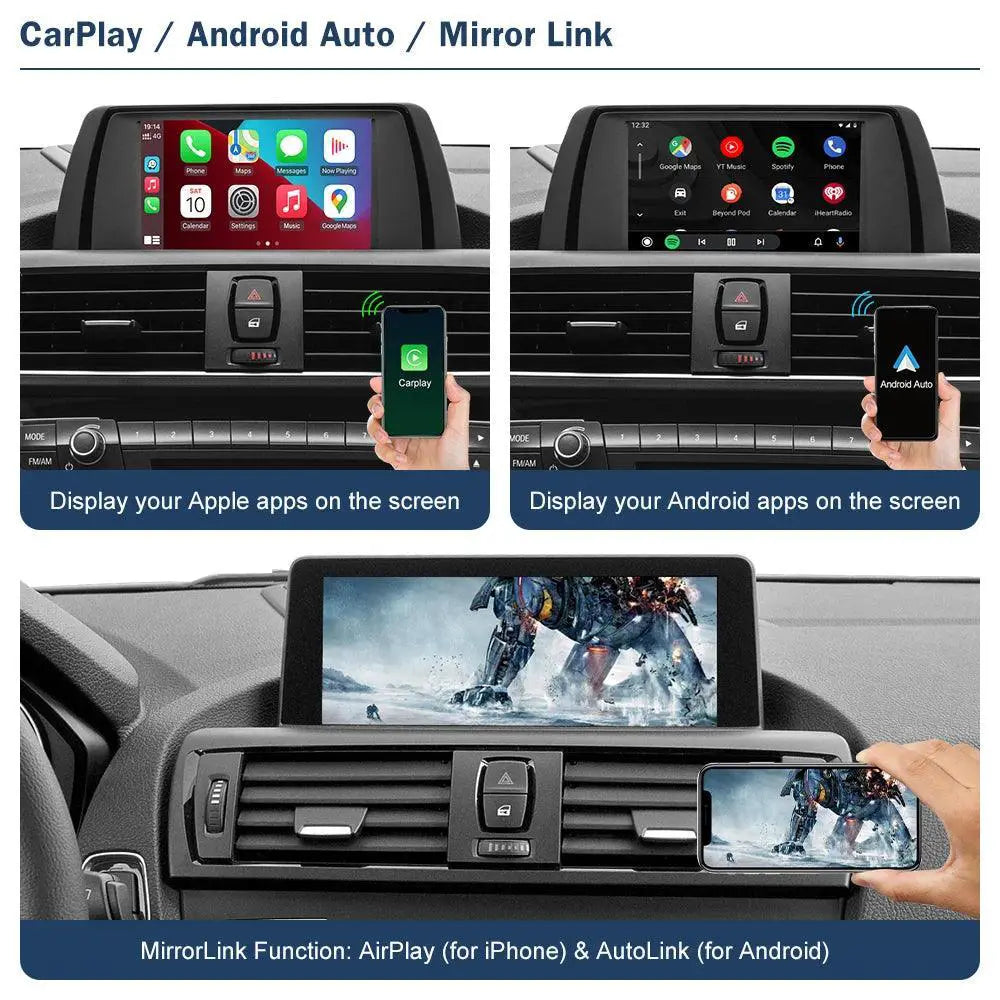 Wireless CarPlay Android Auto For BMW CIC Series 1 2 3 4 5 7 - OurLum.com