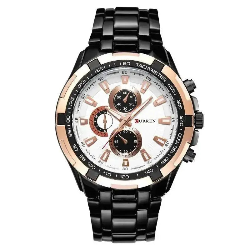 Curren Mens Quartz Watch Stylish Durable Water Resistant
